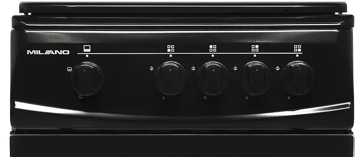 Плита газова Milano ML50 G1/01 чорна - фото 5