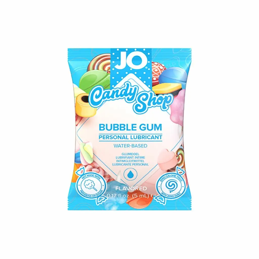 Лубрикант на водній основі System JO Candy Shop Bubblegum 5 мл - фото 2