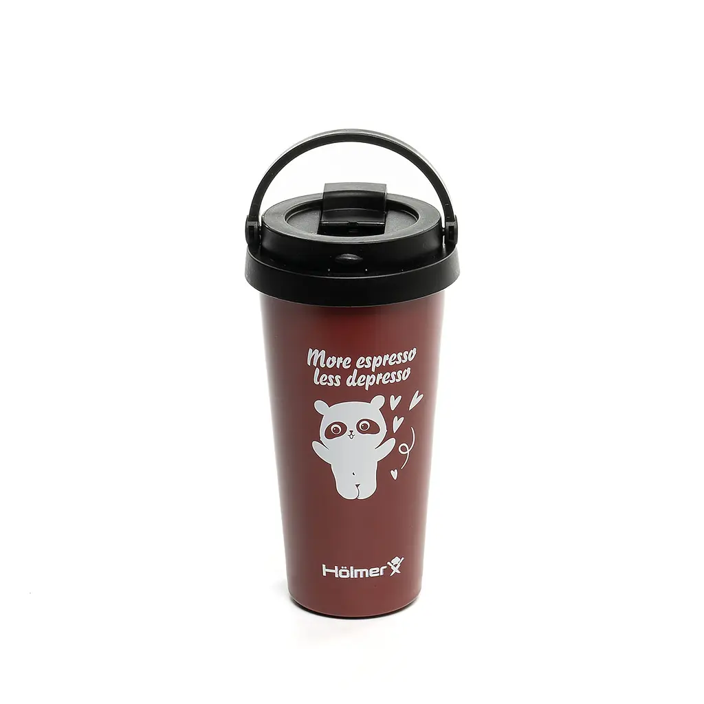 Термокухоль Holmer TC-0500-DR Coffee Time 500 мл червоний (TC-0500-DR Coffee Time) - фото 3