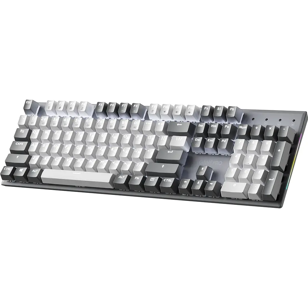 Клавіатура GamePro Genesis Metallic Outemu Red Swithes USB Gray (MK144G) [152671] - фото 6