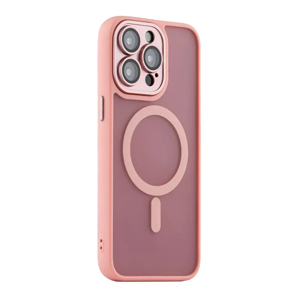 Чохол-накладка Magnetic Camera Lens with Magsafe Apple iPhone 14 Pink (35211_3345340) - фото 4