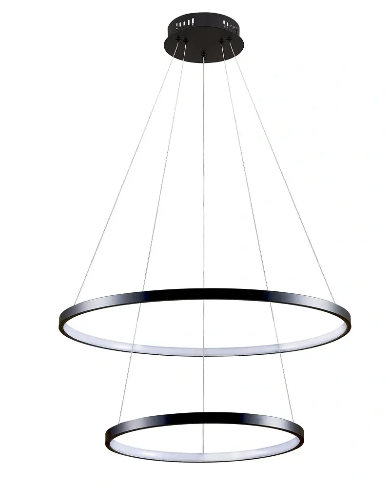 Подвесной светильник, люстра Goldlux 329172 Lea 2 Led 2x35W 4000K 4600Lm IP20 Черный - фото 2