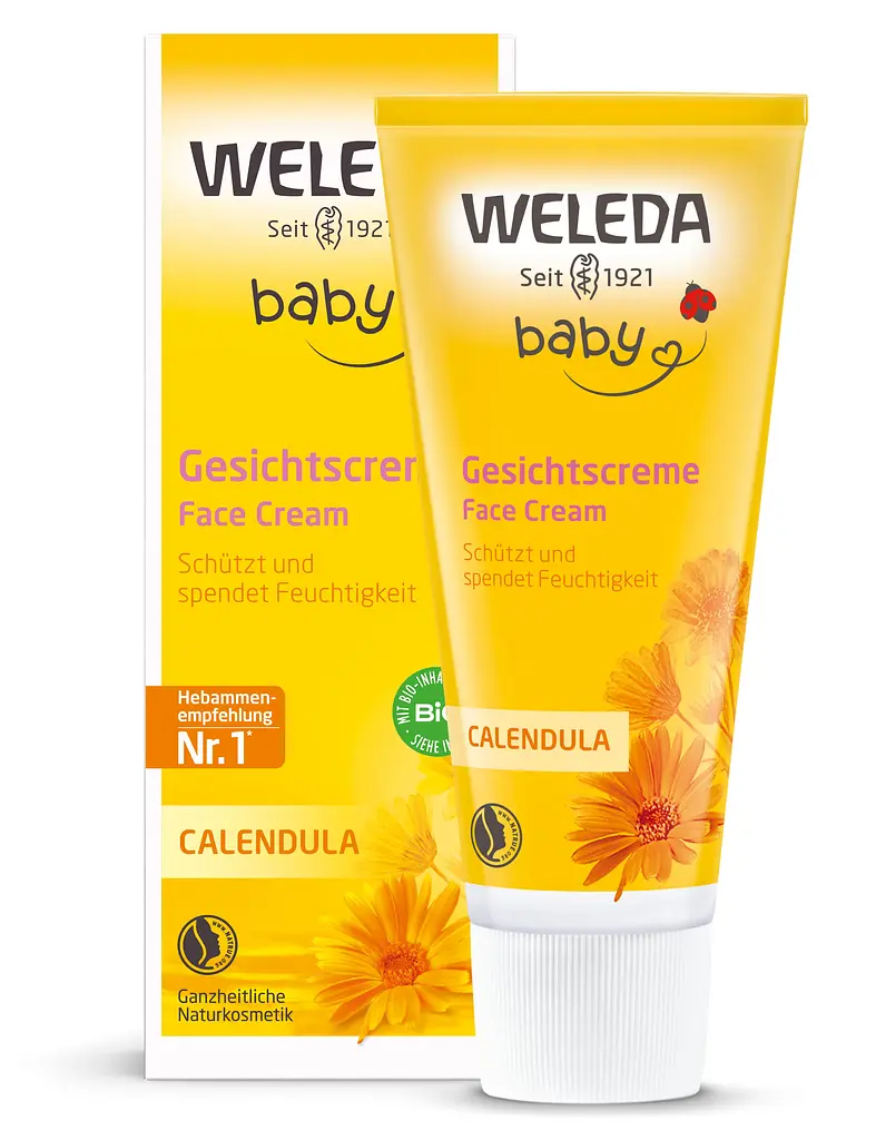Детский крем для лица Weleda Календула, 50 мл (009661DE) - фото 3