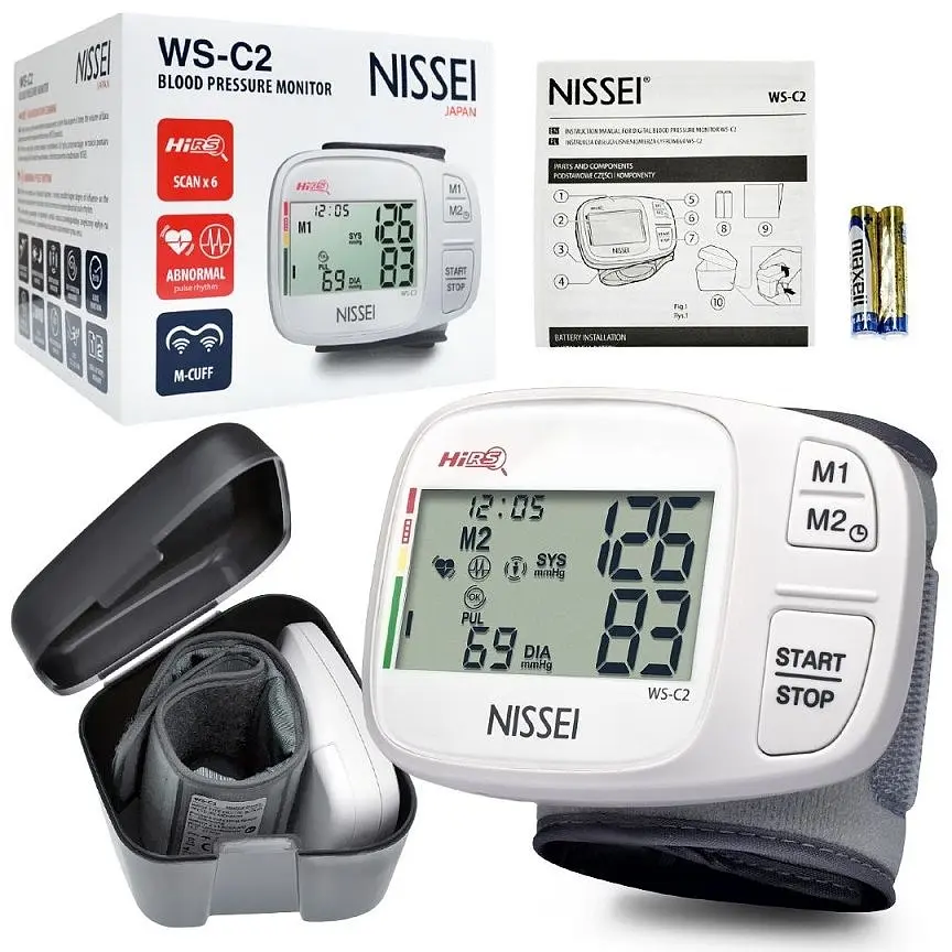 Тонометр Nissei WS-C2 автоматический на запястье. - фото 3
