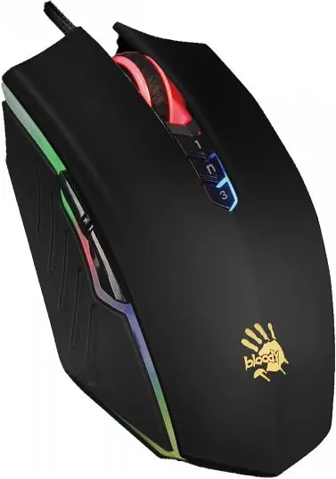 Миша A4Tech Bloody A70A USB matte black - фото 2