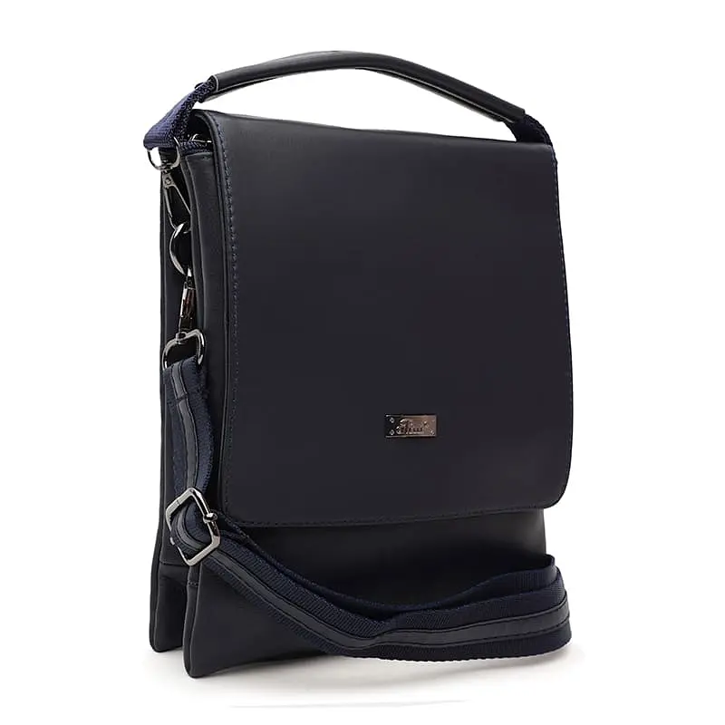 Чоловіча сумка Ricco Grande T1tr0020n-navy 24х19х6 см Синій