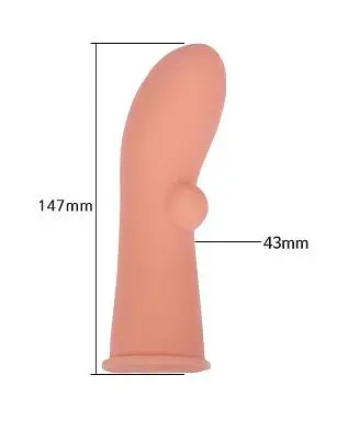 Насадка на пеніс Kokos Extreme Sleeve ES-01, 14.7 см (тілесний) - фото 4