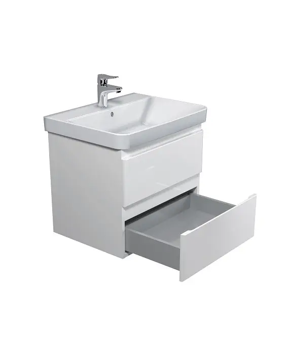 Тумба Мойдодир Unik 60-A Білий з умивальником Vivace 60 Білий - фото 3