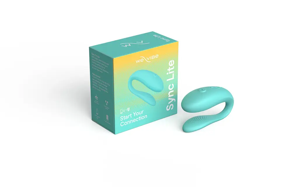 Смарт-вібратор для пар We-Vibe Sync Lite Aqua, 10 віброрежимів, можна поєднувати з проникним сексом - фото 8