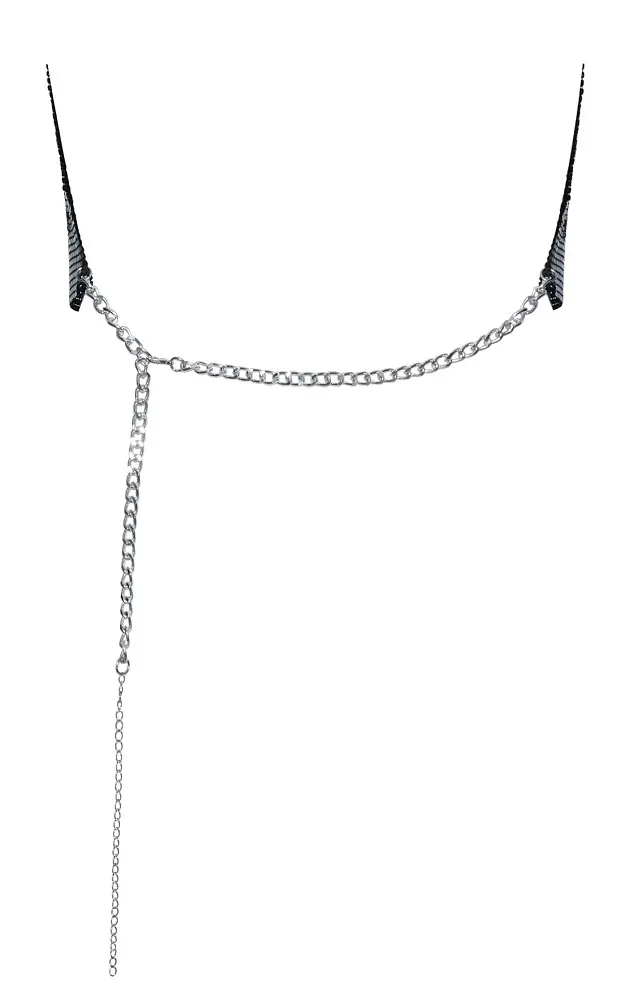Топ - Cottelli Collection Metal Top Black S-L - фото 7