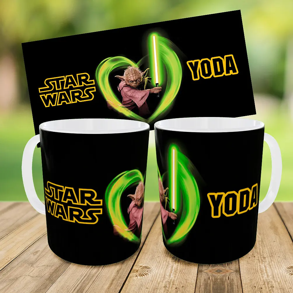 Набір: дитяча сумка-бананка+кружка Йода Star Wars 32х15см, бананка для хлопчика через плече на подарунок (00907) - фото 3