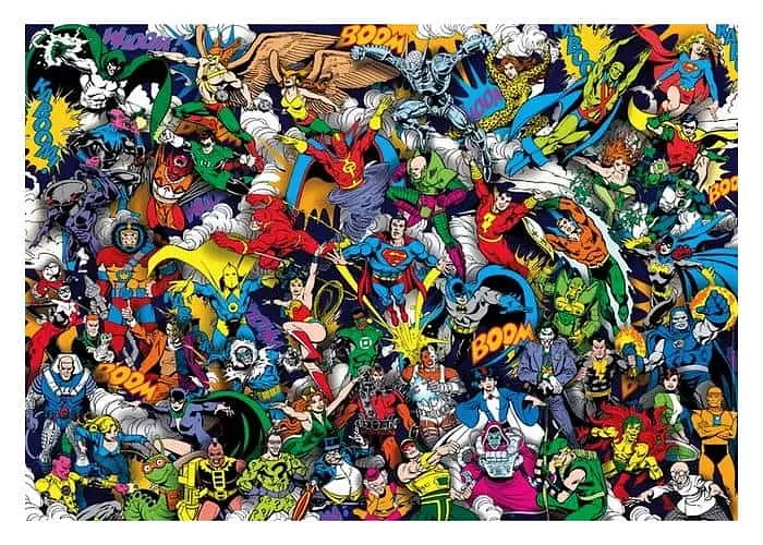 Пазл Clementoni Impossible: Нездійсненне, DC Comics (Impossible DC Comics Puzzle - 1000 pcs.), 1000 ел. (39863) - фото 2