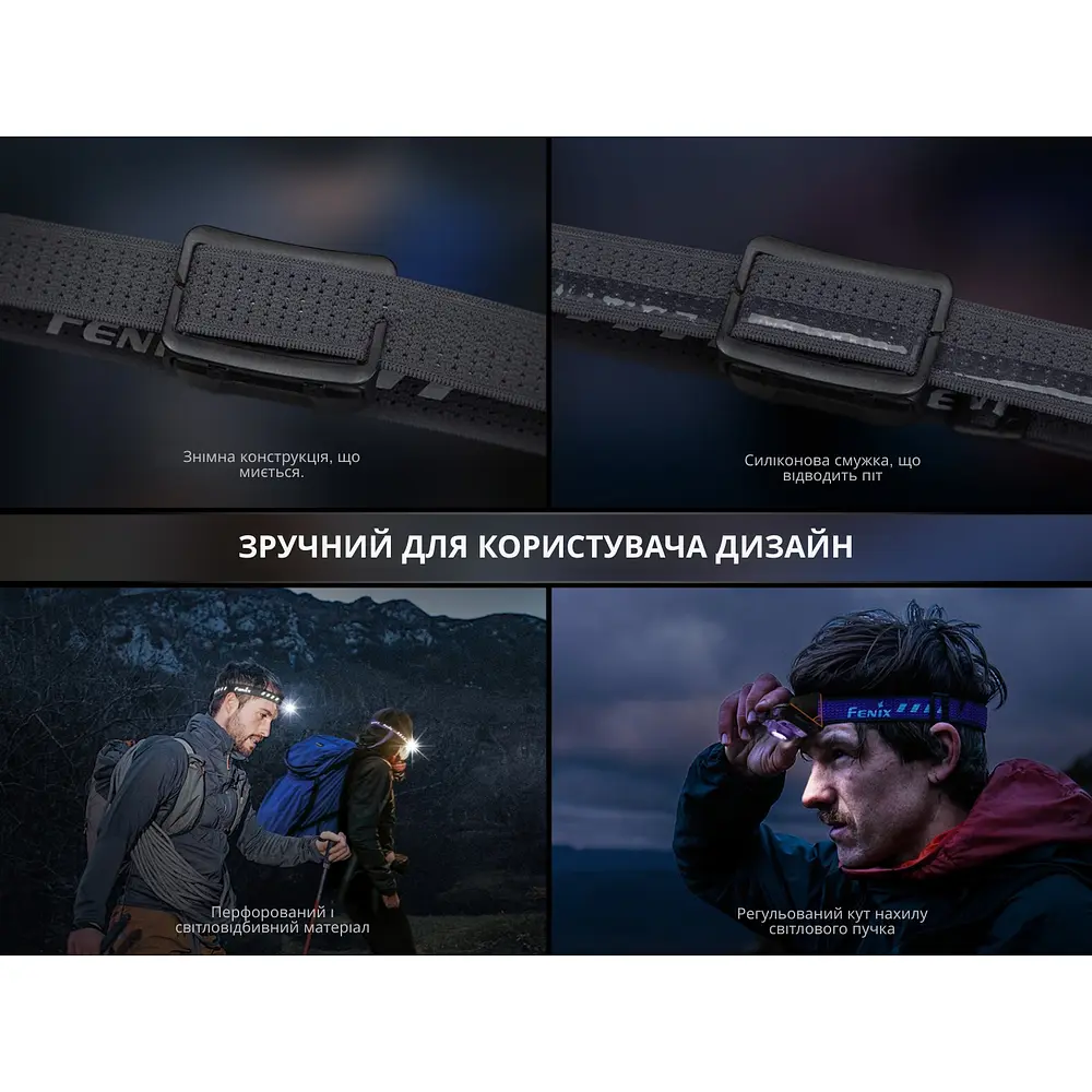 Ліхтар налобний Fenix HL12R V2.0 фіолетовий - фото 14