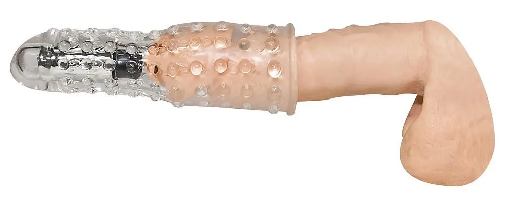 Насадка на пеніс You2Toys Orion Vibro Penis Sleeve 16х4 см прозорий - фото 4