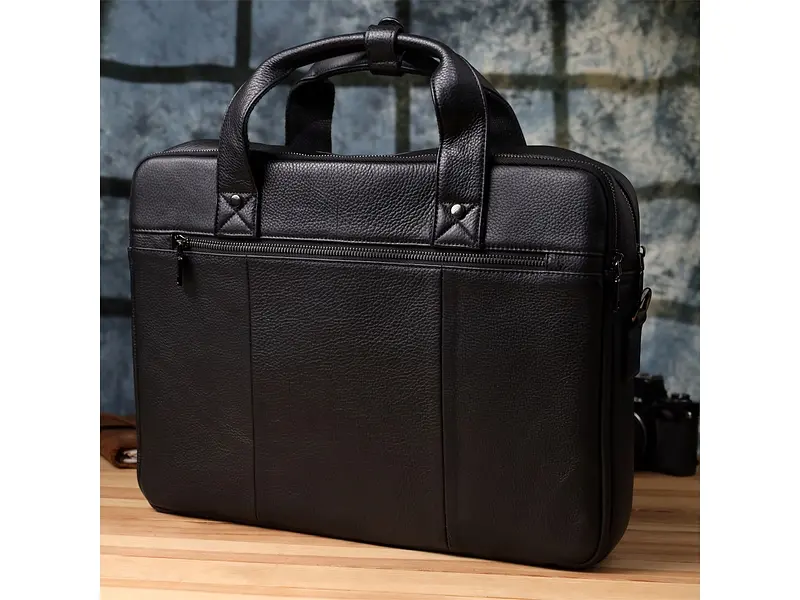 Портфель для чоловіків із натуральної шкіри Vintage 41×30×10 см sum0027455 - фото 10