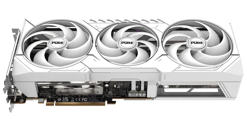 Видеокарта Sapphire AMD Radeon RX 9070 16GB PURE Gaming OC (11349-02-20G) (GDDR6, 256 bit, PCI-E v5.0 x16) - фото 3