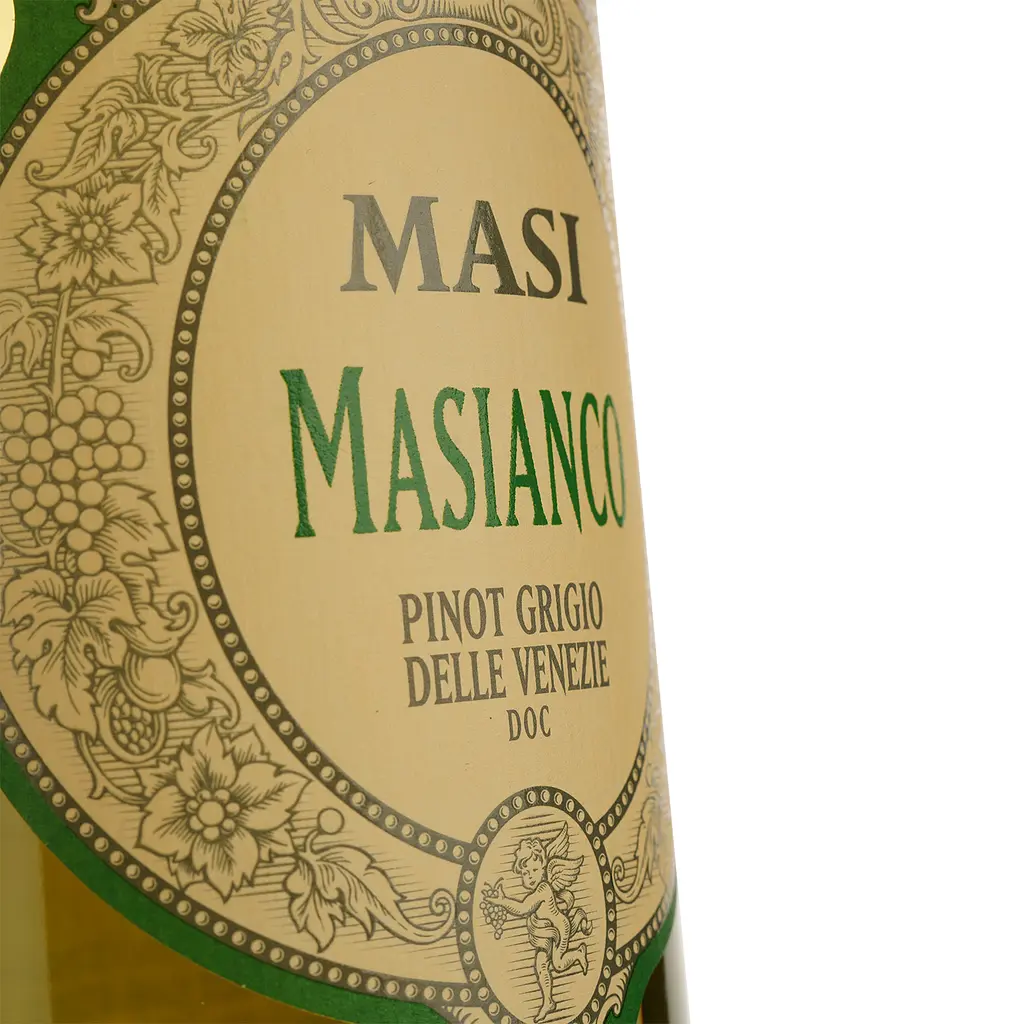 Вино Masi Pinot Grigio delle Venezie Masianco, біле, сухе, 13%, 0,75 л - фото 3