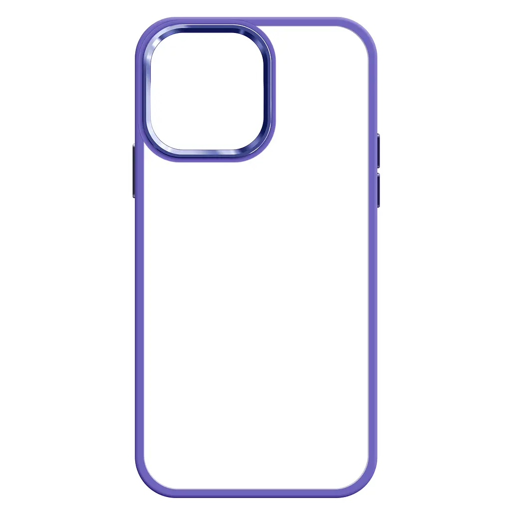 Чехол для Apple iPhone 15 Pro Max, UNIT2, фиолетовый, ударопрочный, прозрачный противоударный чехол-накладка из TPU и поликарбоната (PC), с защитными бортиками, защита всего корпуса от ударов и царапин, ArmorStandart (ARM69991) - фото 2