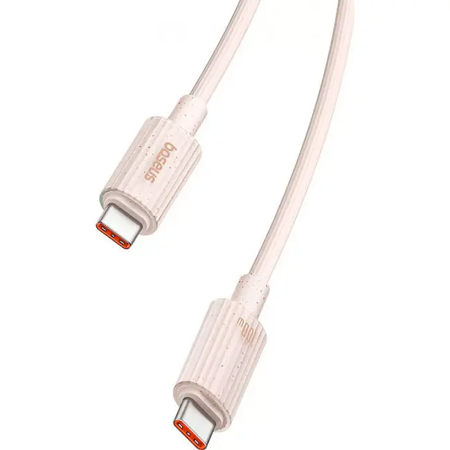 Кабель Baseus Habitat Series Fast Charging Cable Type-C to Type-C 100W 2m P10360202421-01 Pink - фото 3