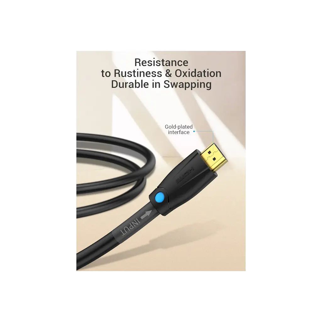 Кабель мультимедійний HDMI M to HDMI M 8.0m V2.0 4K60Hz black Vention (AAMBK) - фото 5