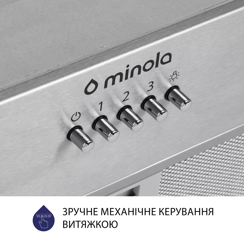 Витяжка повновбудована Minola HBI 5204 I 700 LED - фото 6