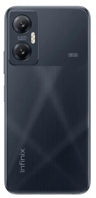 Смартфон Infinix hot 20 5G 4/128Gb black - фото 2