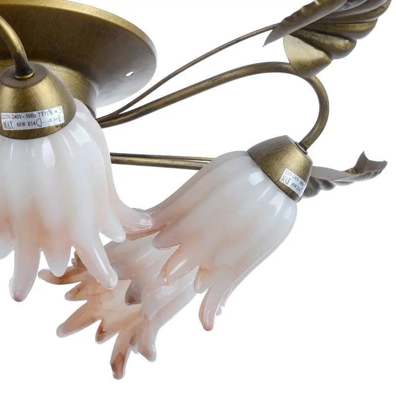 Люстра потолочная Brille флористика E14 60W BR (BKL-509S/5) - фото 3