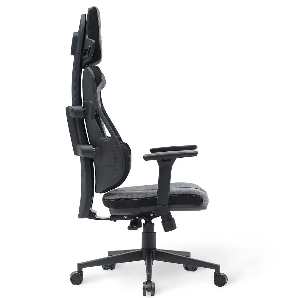 Геймерське крісло Cyberlux V8 Fabric Grey (арт. GM-V8 FG) - фото 2