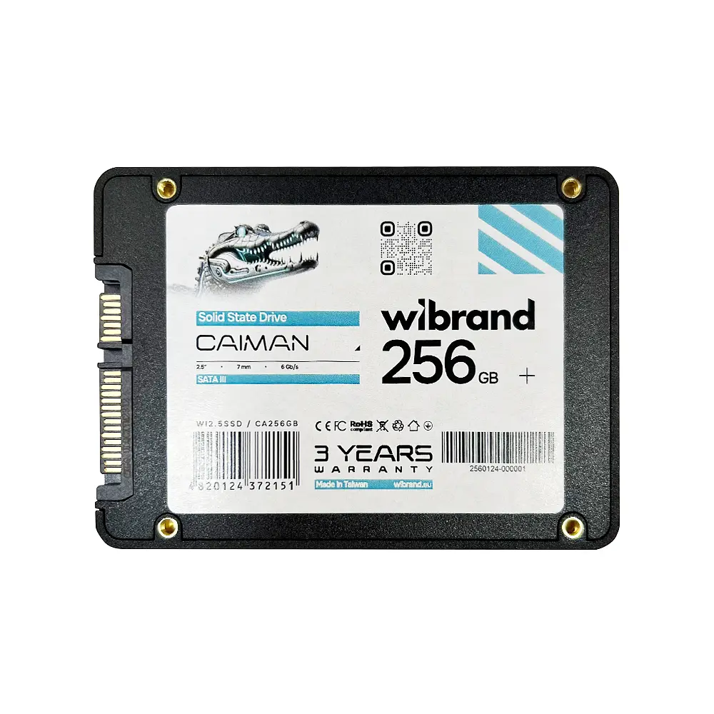Накопичувач SSD Wibrand Caiman 256GB 2.5" 7mm SATAIII Bulk (WI2.5SSD/CA256GB) - фото 3