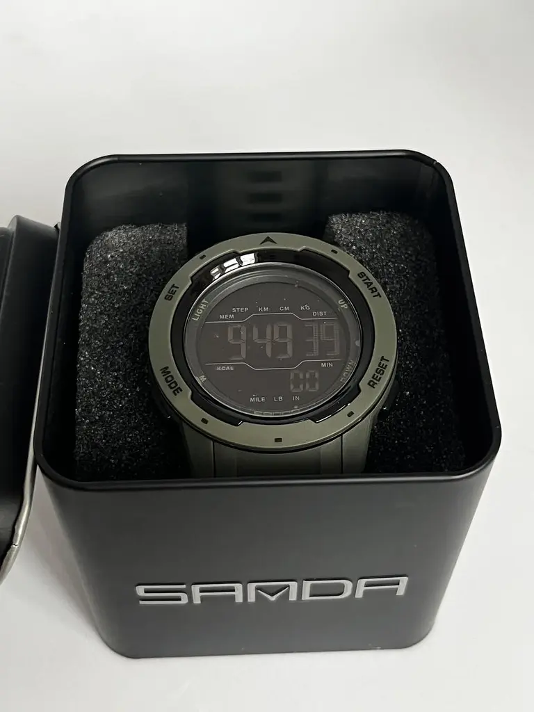 Тактичний годинник North Edge Mars Pro Black 5Bar (Зелений) - фото 3