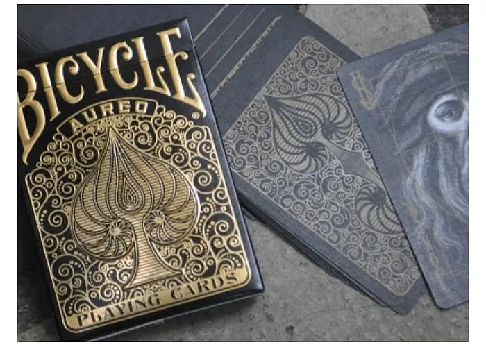 Карты игральные United States Playing Card Company Bicycle Aureo (black) (09409b) - фото 7