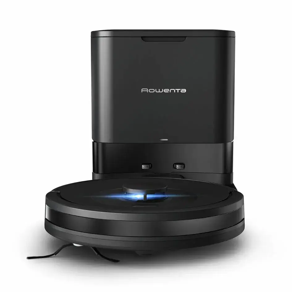 Rowenta Робот-пилосос Rowenta миючий X-Plorer Serie 85+, 6000ПаВт, h=9.7см, 0.26л, конт пилок -0.29л, автон. робота до 270хв, самоочищення, чорний - фото 2