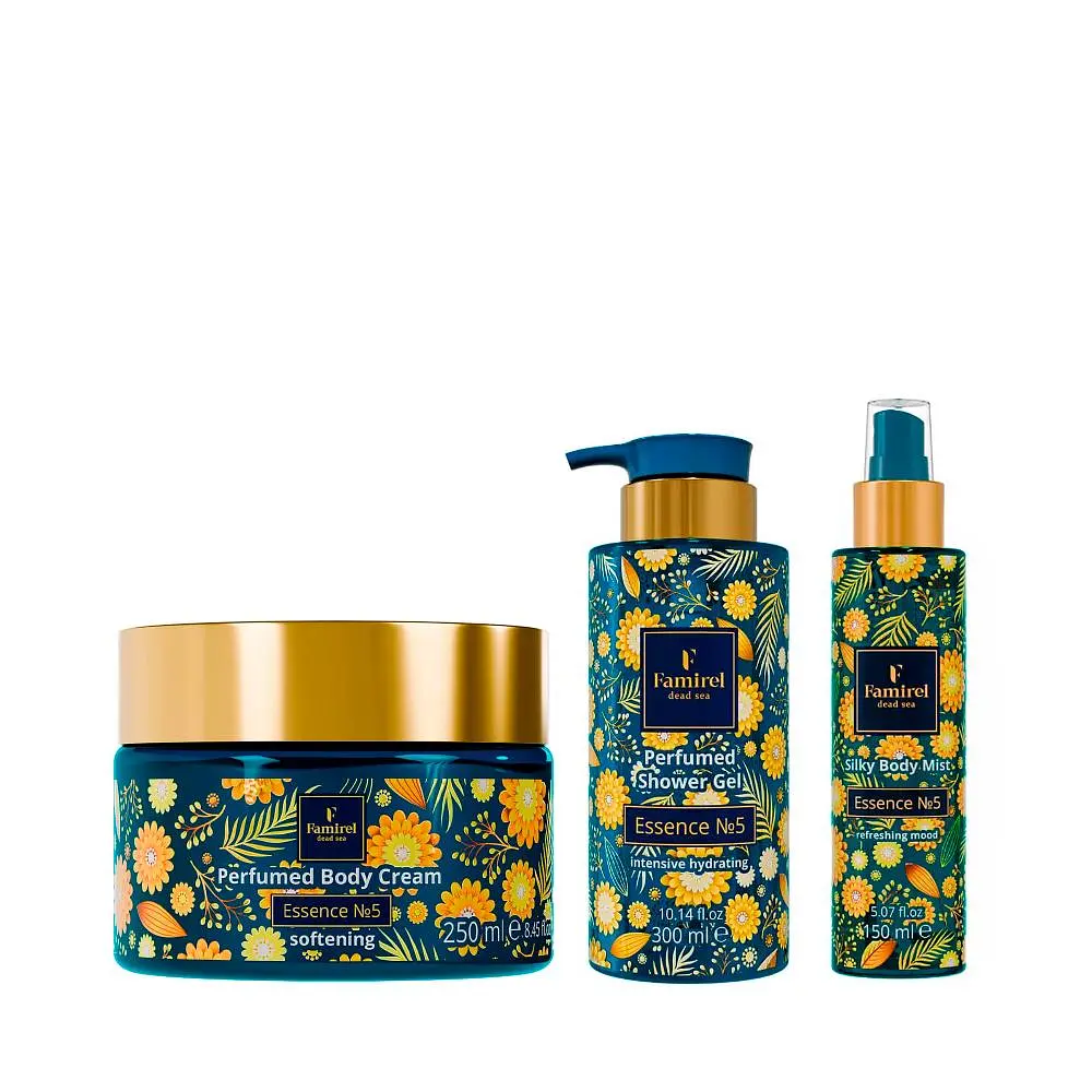 Подарунковий набір косметики для розкішного догляду Famirel Essence № 5 (085434, 085489, 085588)