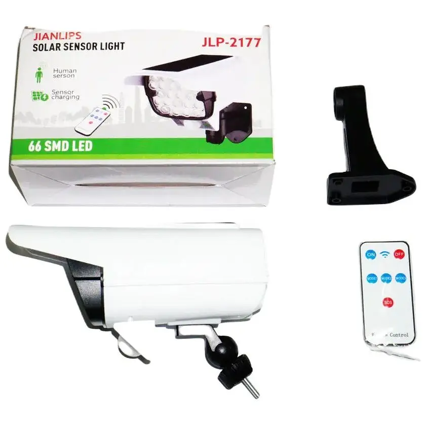 Вуличний ліхтар у формі камери Solar Light JLP-2177 з пультом управління на сонячній батареї (42711-JLP-2177_203) - фото 4