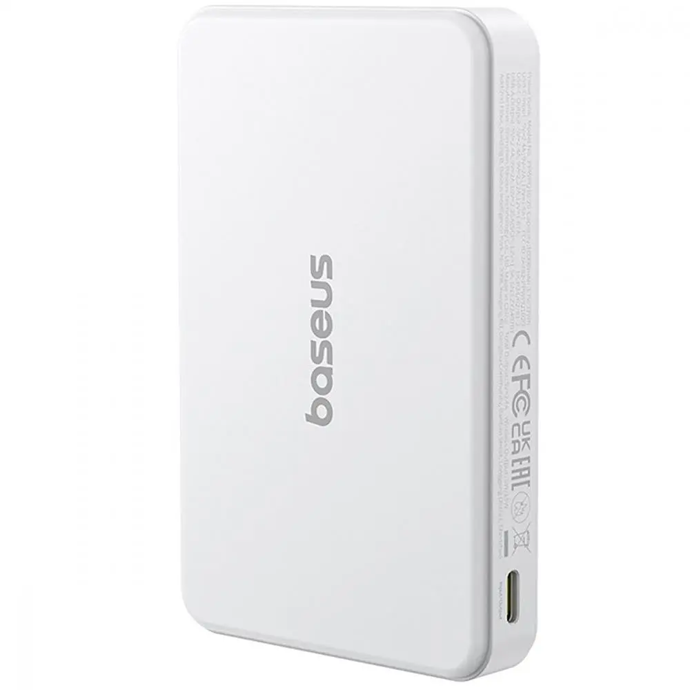 Павербанк Baseus Airpow II Qi2 White 10 000 mAh / 22.5 Вт (P10080000213-00) - фото 4