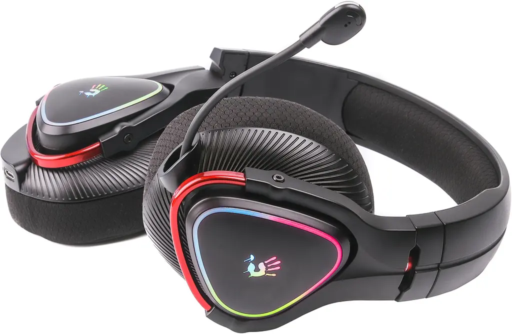 Bluetooth-гарнітура Bloody MR710 Black - фото 4