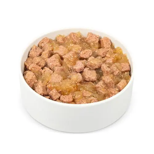 Вологий корм для дорослих собак Pet Chef, шматочки в желе з індичкою. 415 г - фото 2