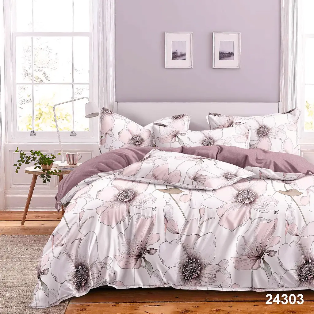 Комплект постільної білизни Isleep подвійний ранфорс 24303_dv_isleep - фото 5