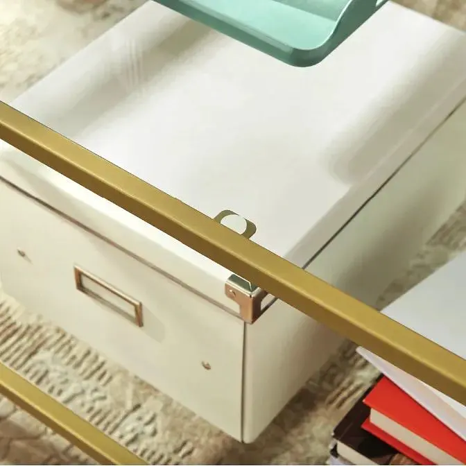 Журнальний столик Leobert Madison у стилі Loft золотистий - фото 5