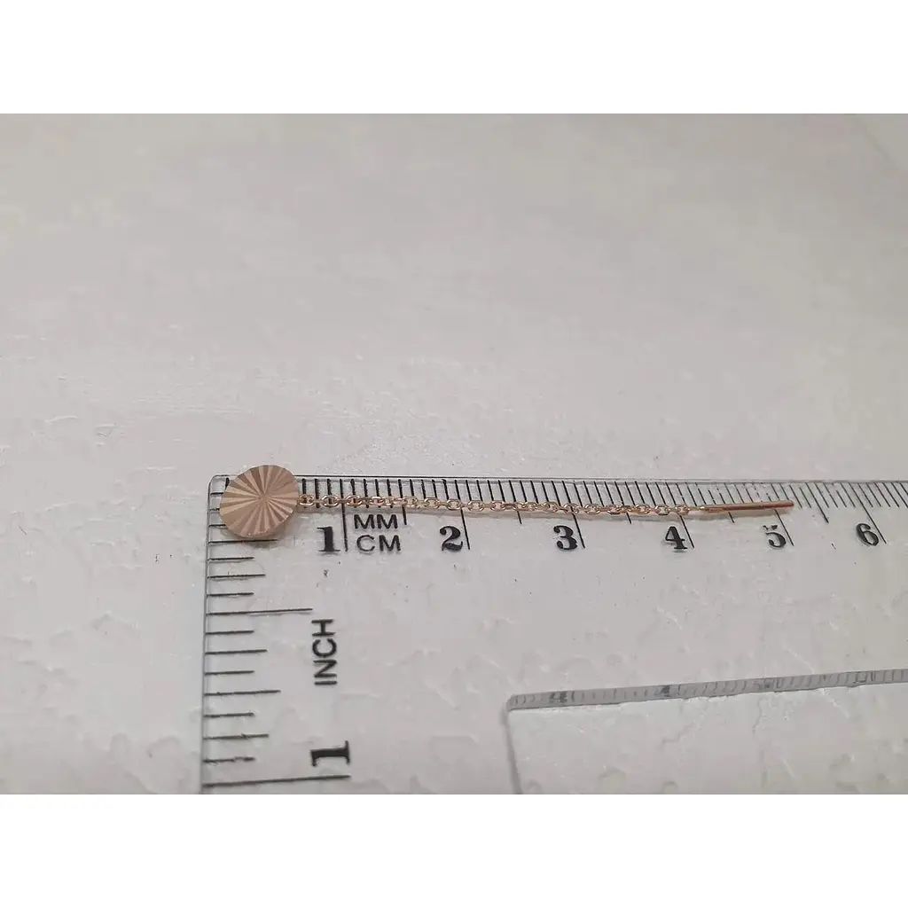 Золотые серьги-протяжки Favoritum. 210100_А - фото 4