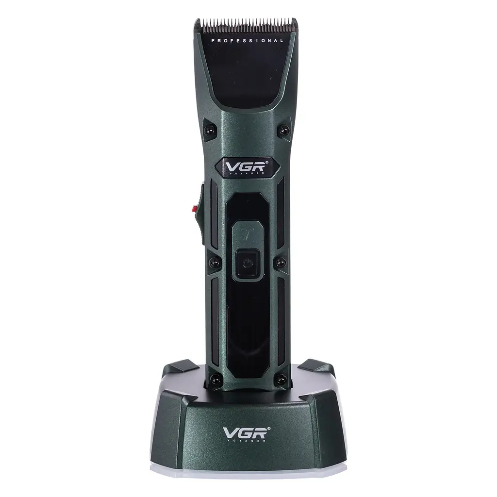 Машинка для стрижки VGR V-696 акумуляторна, зелений VGR HP-V-696 - фото 2