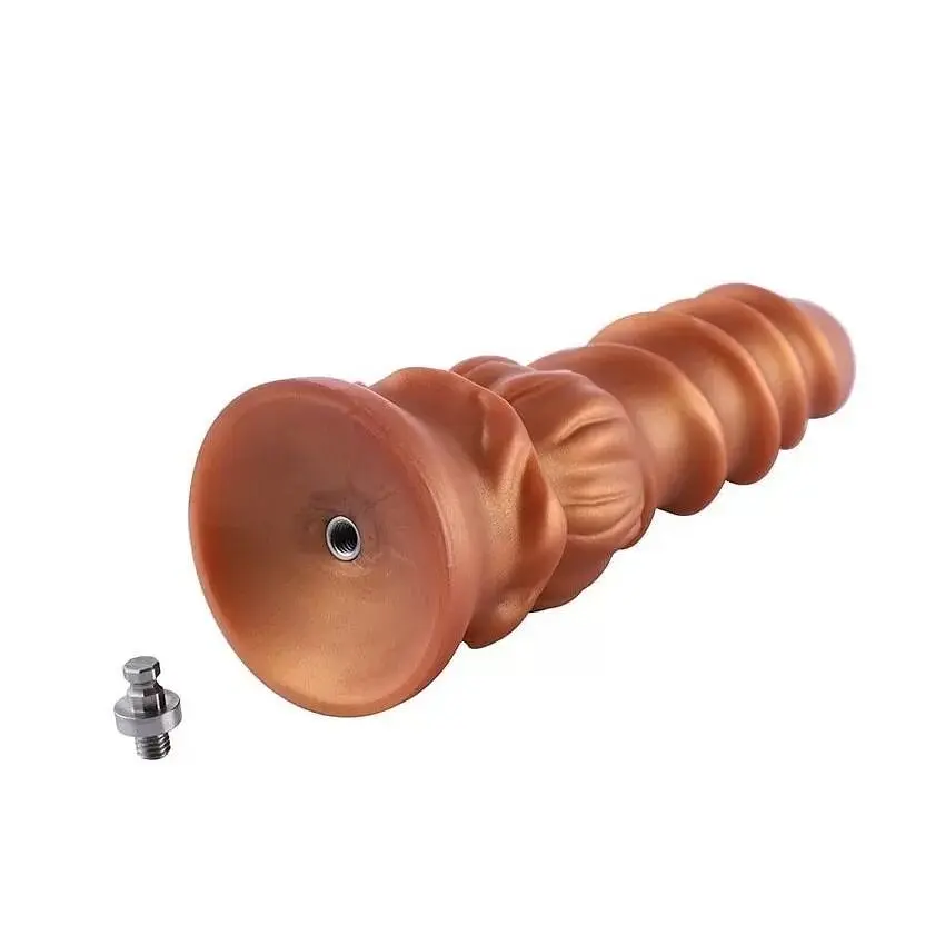 Фалоімітатор Hismith Spiral Grain Silicone Dildo Monster Series спіральний рельєф для секс-машин - фото 7