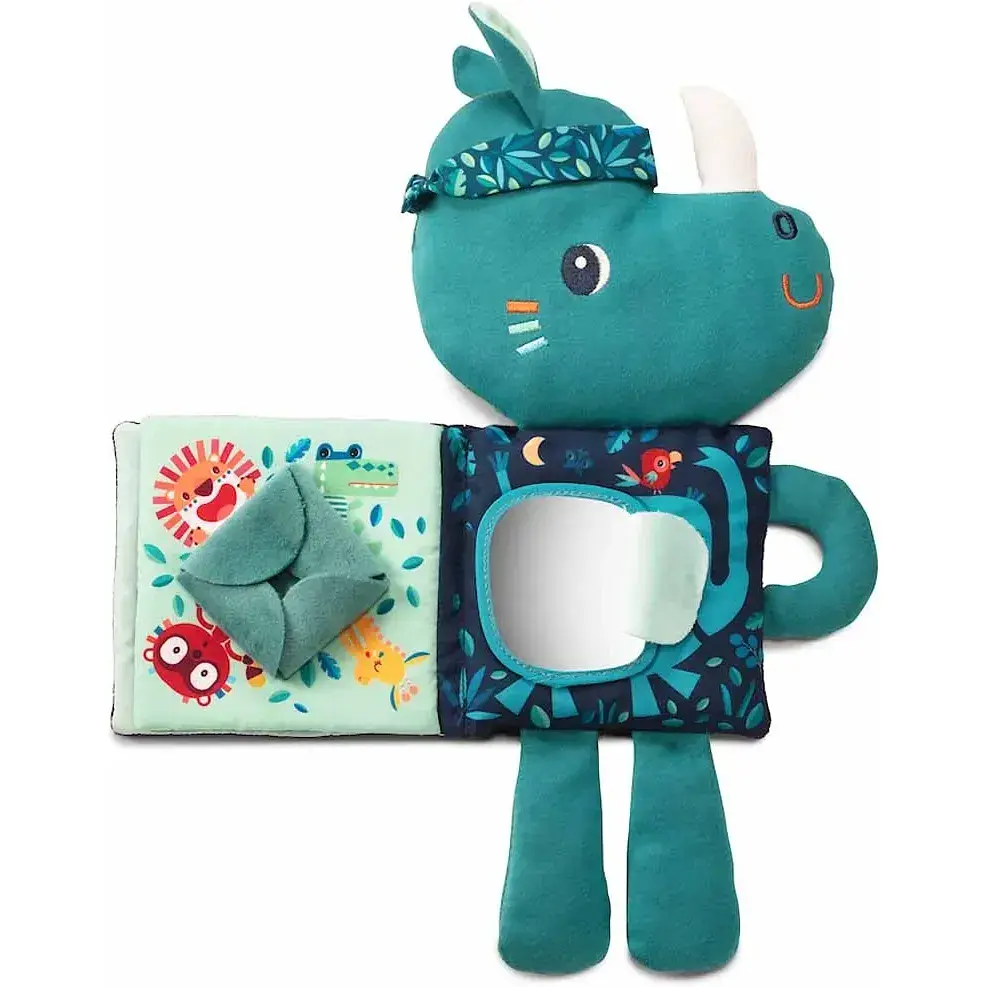 М'яка книга Lilliputiens Носоріг Маріус світиться у темряві (83419) - фото 5