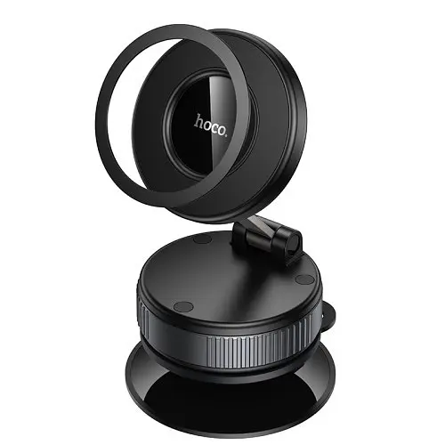Автотримач Hoco H86 Dragon manual suction cup magnetic holderuniversal чорний сірий - фото 4