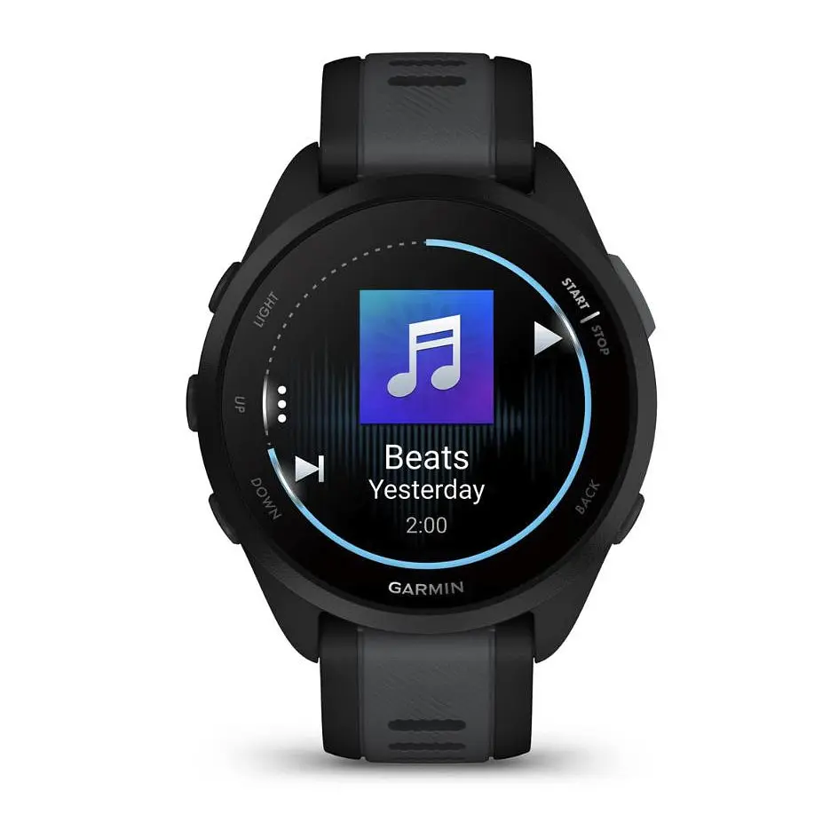 Смарт-часы Garmin Forerunner 165 Music Black/Slate Gray (010-02863-30) - фото 2