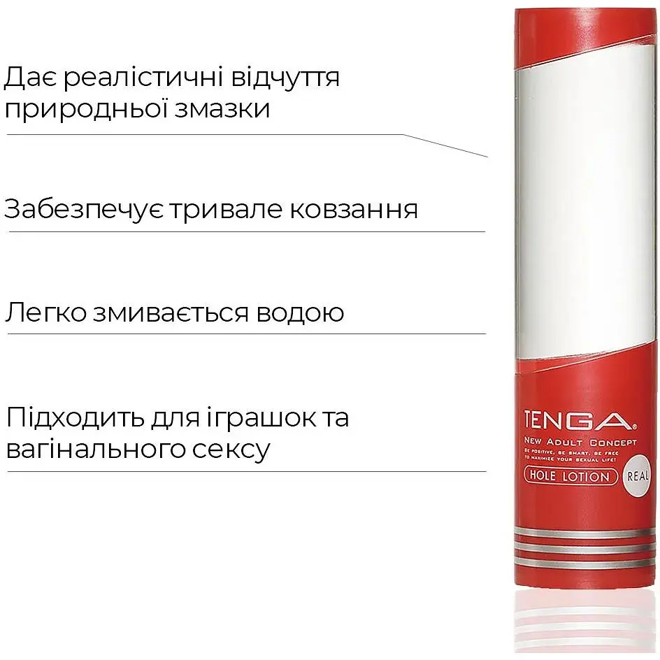 Лубрикант стандартної консистенції Tenga Hole Lotion Real (170 мл) - фото 3