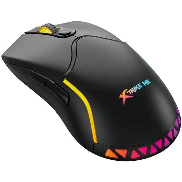 Мишка Xtrike Me GW-610, ігрова бездротова 8000dpi., 7кн., RGB, чорна - фото 3