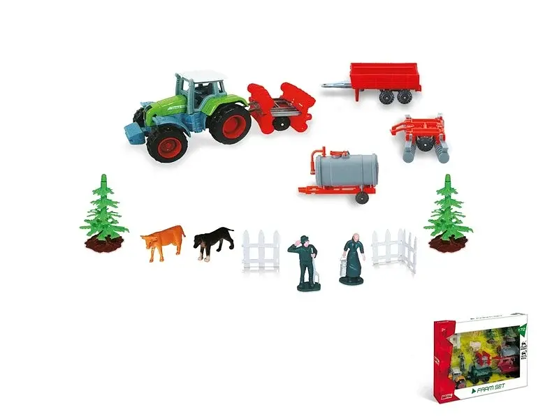 Игровой набор Ферма с трактором и фигурками, Mondo 58017, 1:72 - фото 2