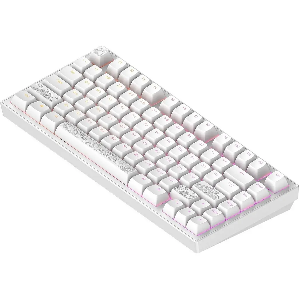 Клавиатура Dark Project ALU81 Terra Nostra ENG/UA White (DPKB_NOSTRA_81_ANSI_WHITE_UA) [122653] - фото 5