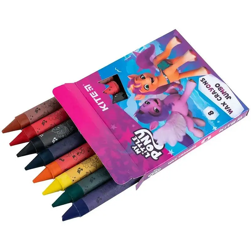 Крейда воскова Kite Jumbo My Little Pony 8 шт. (LP24-076) - фото 2